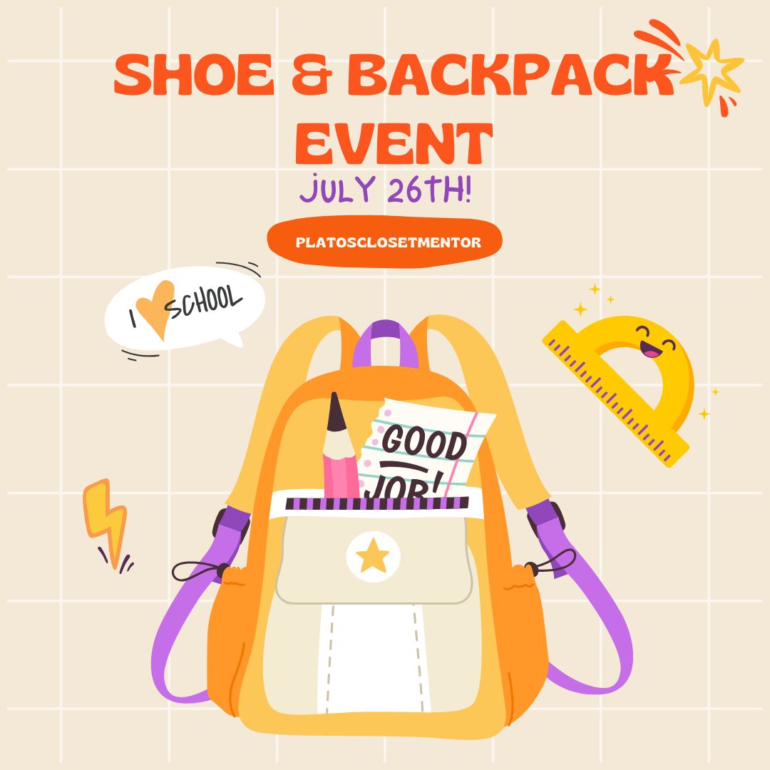 shoe and backpack event!